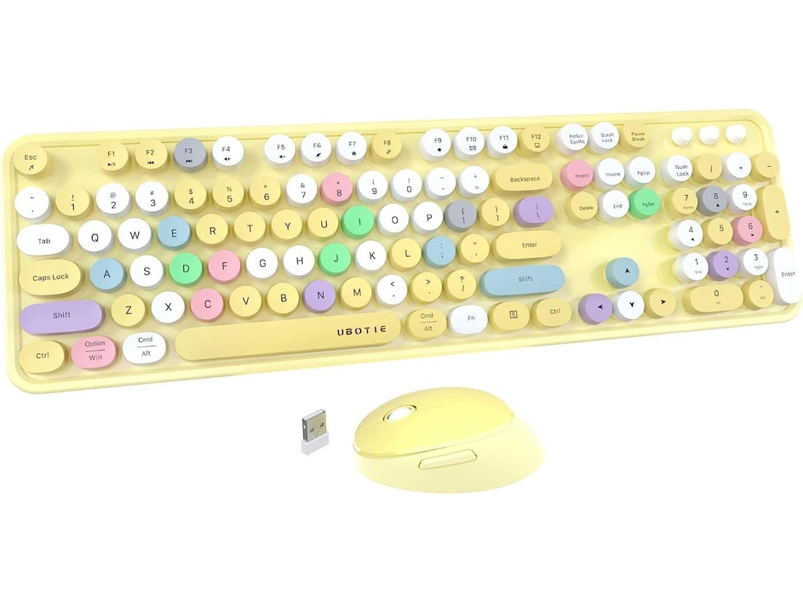 Teclado ENKERS e Rato 2.4GHz Inglês