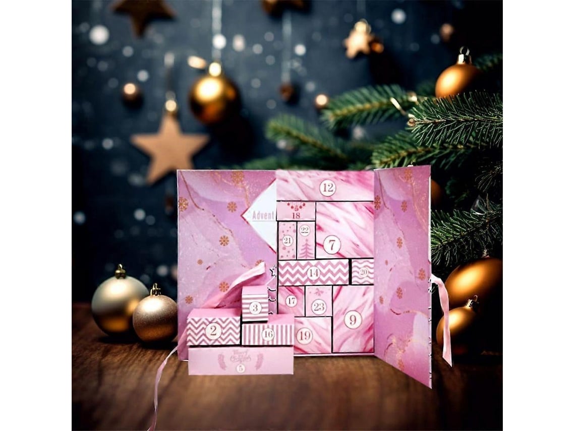 Caixa De Advento De Natal Com 24 Dias