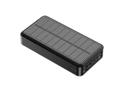 2026 carregador Portátil Sem Fio Solar 100000mah Grande Capacidade Usb com 3 Entradas e 4 Saídas