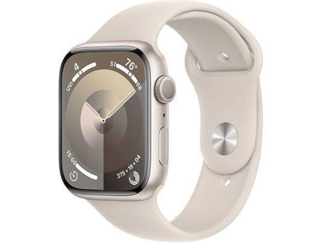 APPLE Watch Series 9 GPS (Recondicionado Como Novo - 45 mm- Alumínio, Luz-das-Estrelas)