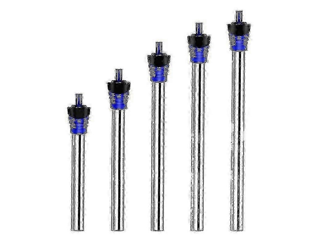 Aquecedor de Aquário Ajustável em Aço Inoxidável 25 Polegadas 50W/100W/200W/300W/500W com Termostato GOKOCO