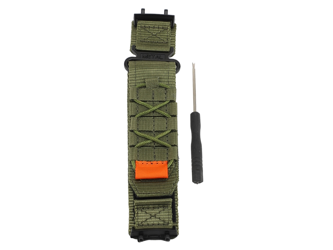 Bracelete De Nylon Para Smartwatch Ajustável Com Fecho Velcro Estilo Esportivo