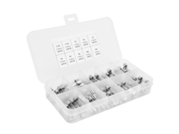 Kit com 100 Cabos de Proteção de Vidro Quick Blow com Diversos Valores 0,2A a 20A