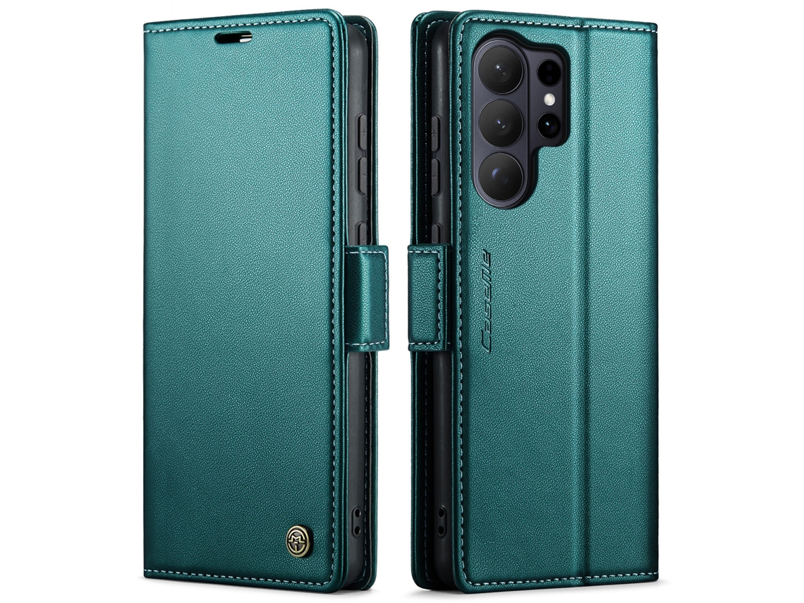 Capa De Couro Antifurto Para Celularverde - Iphone 13