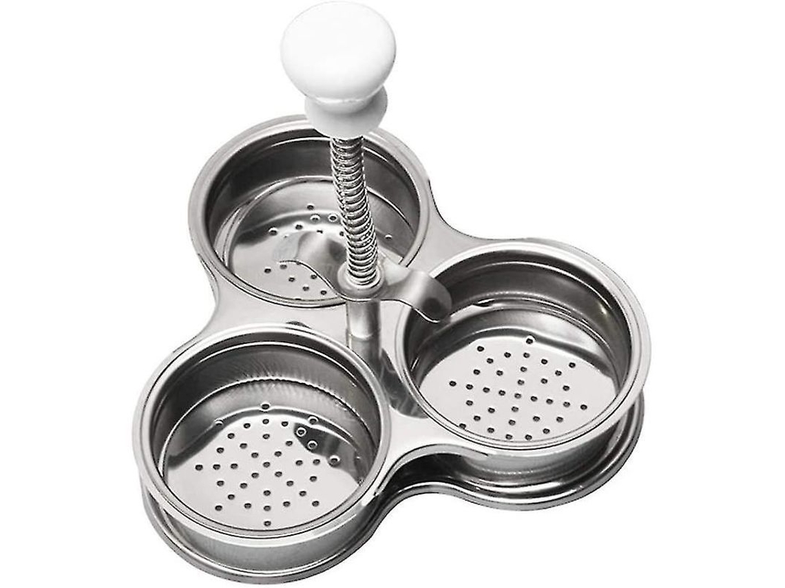 Cocinador de Ovos de Aço Inoxidável 430, Fácil de Usar, Limpar, Rápido e Seguro