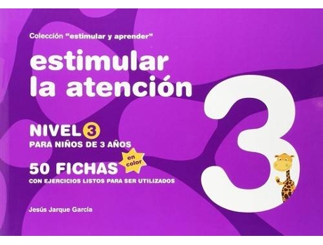 Livro Estimular La Atencion 3.(Edicion Color) de Jesus Jarque Garcia