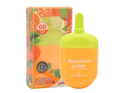 Protetor Solar Facial FPS60+ Loção 80g, Impermeável, Clareador, Hidratante e Refrescante para Exterior