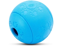 2026 brinquedo Interativo para Cães Resistente a Mordidas Bola Dispensadora de Petiscos para Brincar e Mastigar 8cm