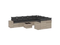 Garden Sofa Set, Garden Sofa Sets Vidaxl Cinzeto Rattan / Vime (n/a)
