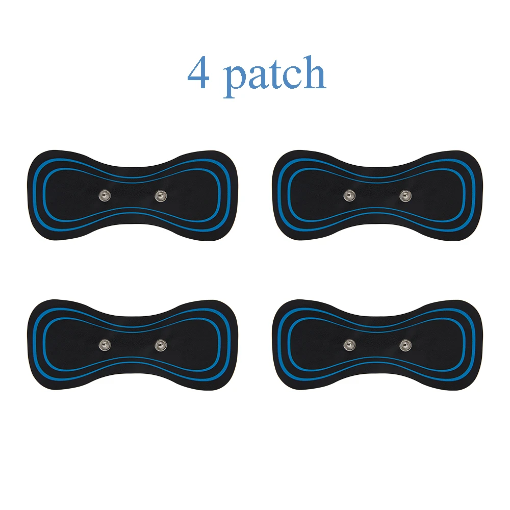 Mini Massageador Elétrico De Pulso Para Pescoço Ems Com Visor Lcd, 8 Modos Massagem Cervical, Ferramenta Alívio Da Dor Muscular, Corporal Portátil