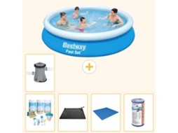 Bestway Piscina Bestway Fast Set Redonda - 366x76 Cm - 6-peças S21997