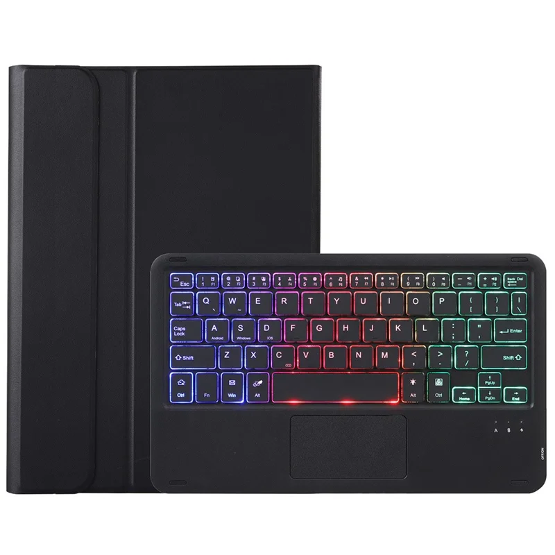 Capa Teclado Chrui Para Samsung Galaxy Tab S10 Fe Plus 13.1'', Touchpad Retroiluminado (preto)