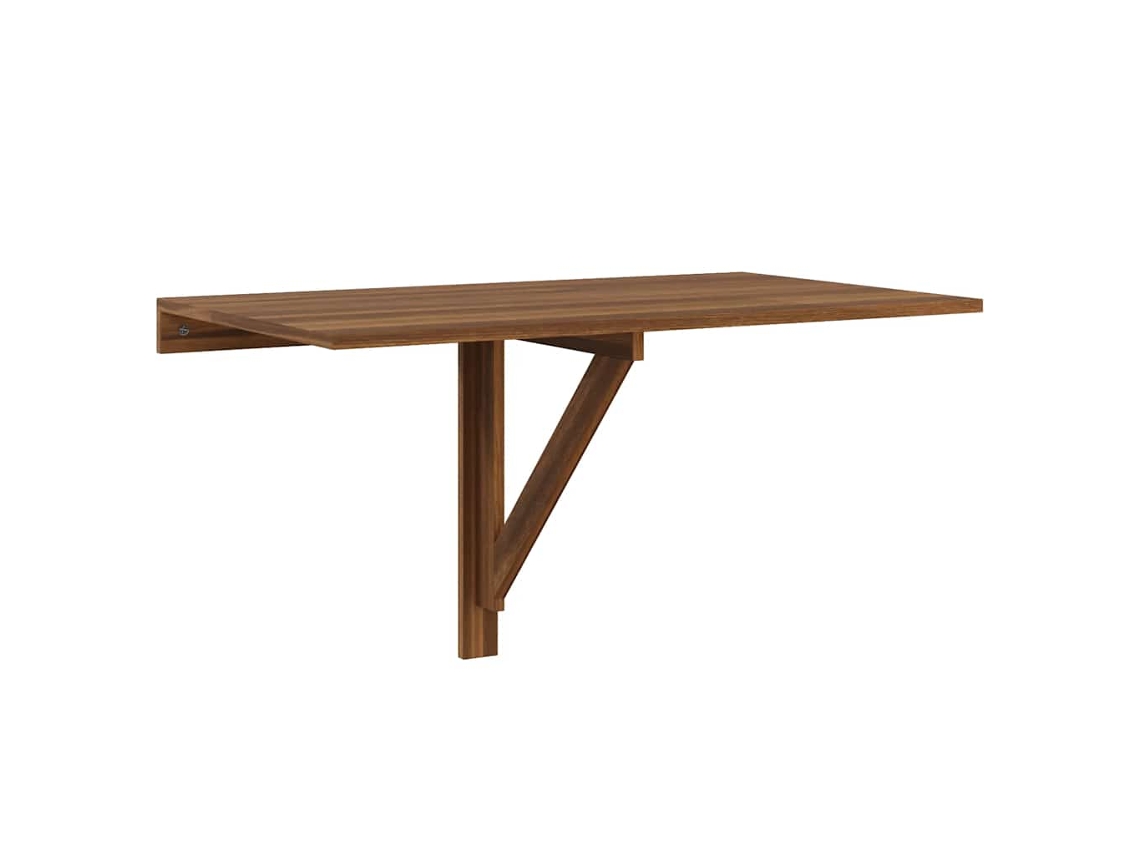 Wall Table, Wall Tables Vidaxl Marrom Madeira Processada