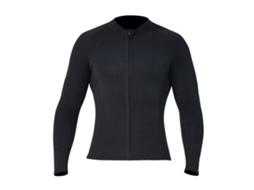 Top De Mergulho Neoprene 2mm Com Zíper Frontal Manga Longa Para Snorkeling Surfing Esportes Aquáticos