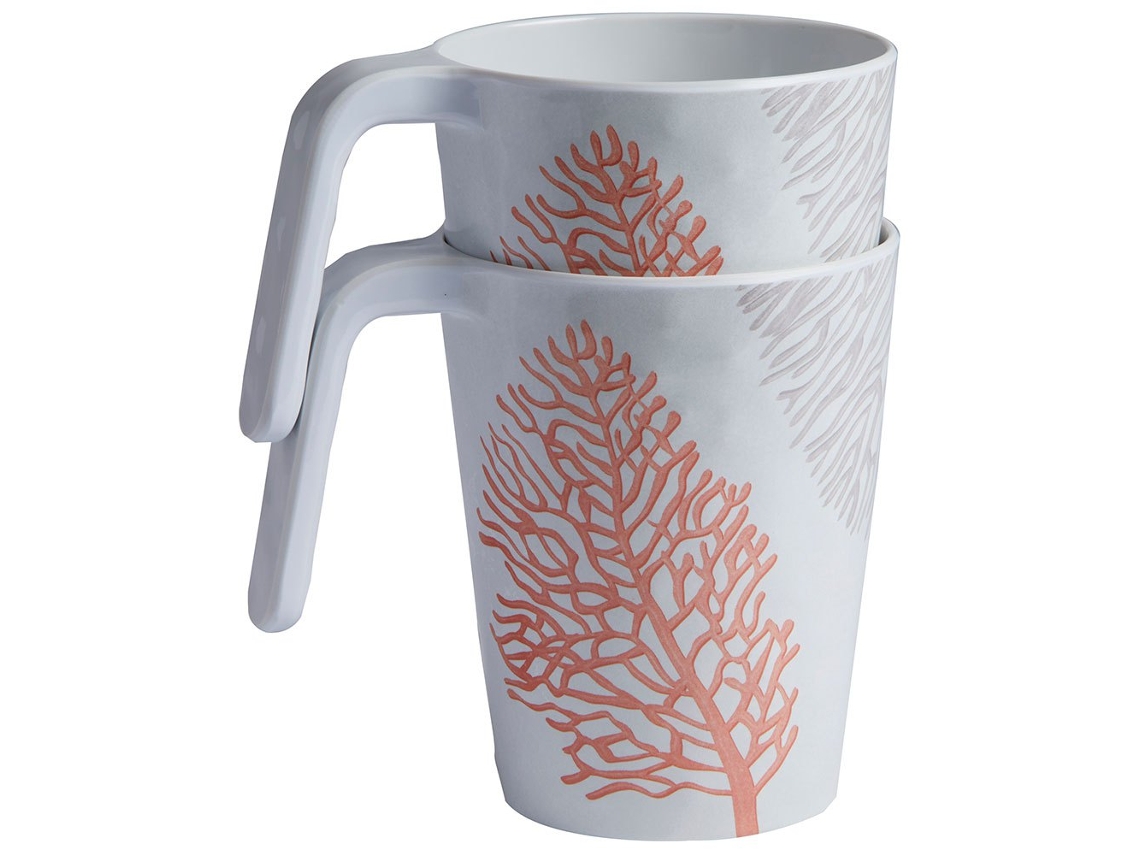 Caneca Mare Coral 320Ml Laranjamarine Business