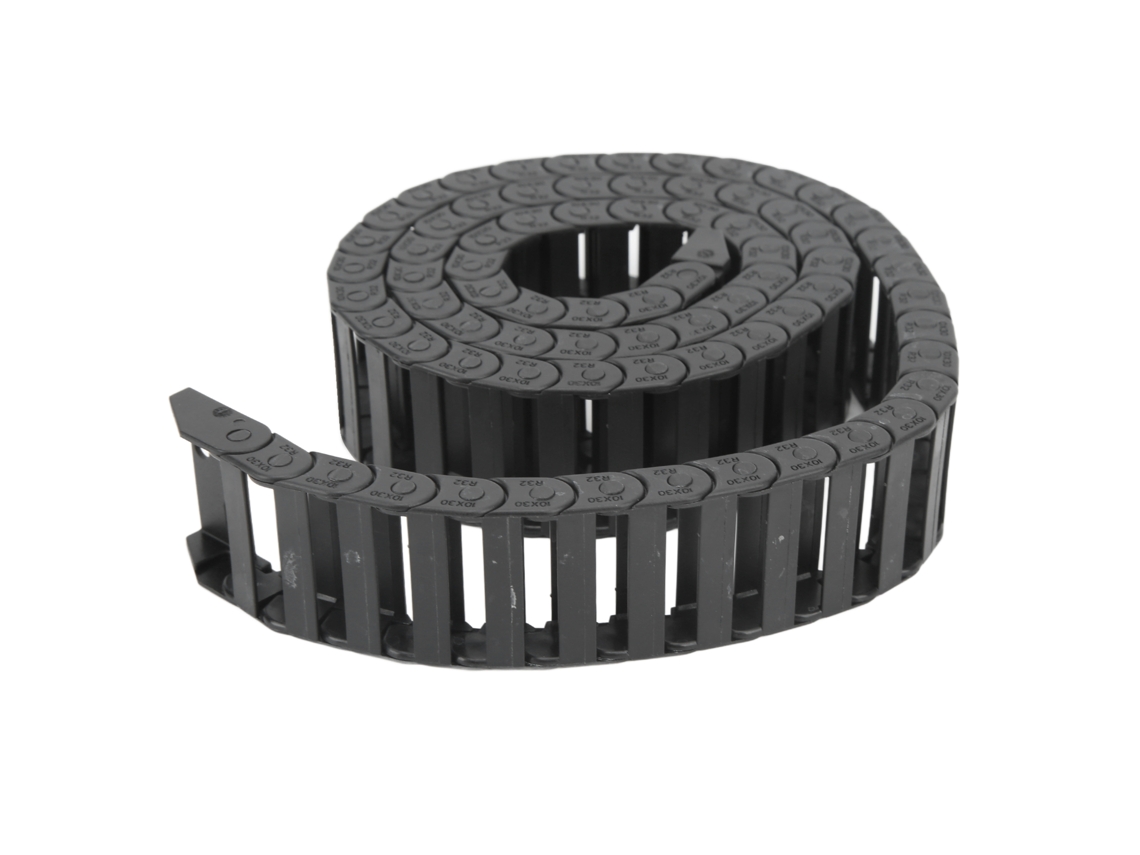 Laxiscreed Corrente De Arrasto Para Cabos, 1m, 10x30mm Com Conectores Finais - Ideal Para Gestão De Cabos