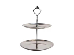 Estante de Mesa 2 Níveis de Aço Inoxidável S/MARCA