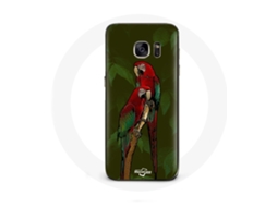 Capa para Samsung galaxy S6 edge Pionus Papagaio vermelho