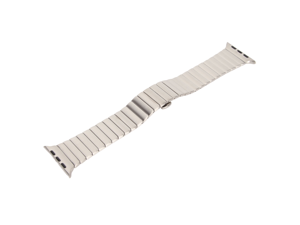 Pulseira de aço inoxidável de 49 mm para iWatch com fechos de encaixe rápido.