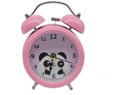 Despertador Com Luz Noturna, Sino Duplo Redondo De Metal, Silencioso, Para Quartos Infantis, Decoração De Cabeceira Para