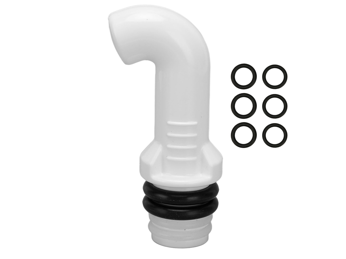 Anexo Garrafa Bidet Bico Portátil Branco Compatível Qualquer Garrafa