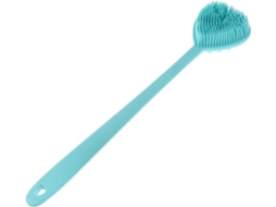 Escova De Banho Silicone Soimiss Com Cabo Longo E Design Coração Em Ambos Os Lados, Esfoliante E Adequada Para Todos Os