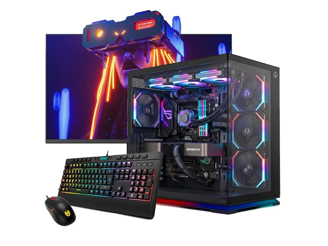 Neo pc Gaming Galaxy Preto NEOPC amd Ryzen 5 5655g 8gb Ddr4 240gb Ssd Monitor 27" Fullhd Windows 11