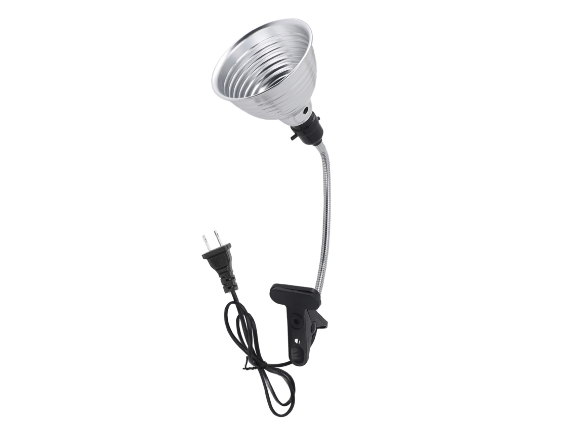 Luminária de Aquecimento com Abraçadeira Ajustável para Répteis Uva Uvb Spot Light 110v Us Primerox