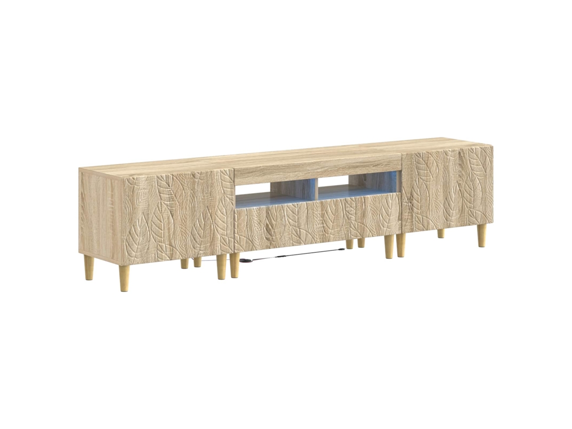 Vidaxl Armário De Tv Led De 5 Peças Carvalho Sonoma