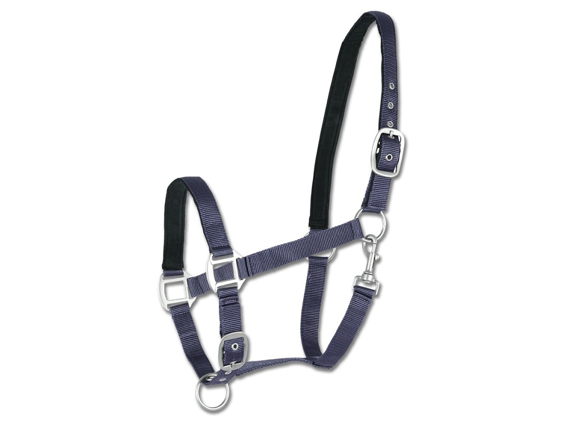 Cabeçada Perlon Satin Prateado Fullwaldhausen