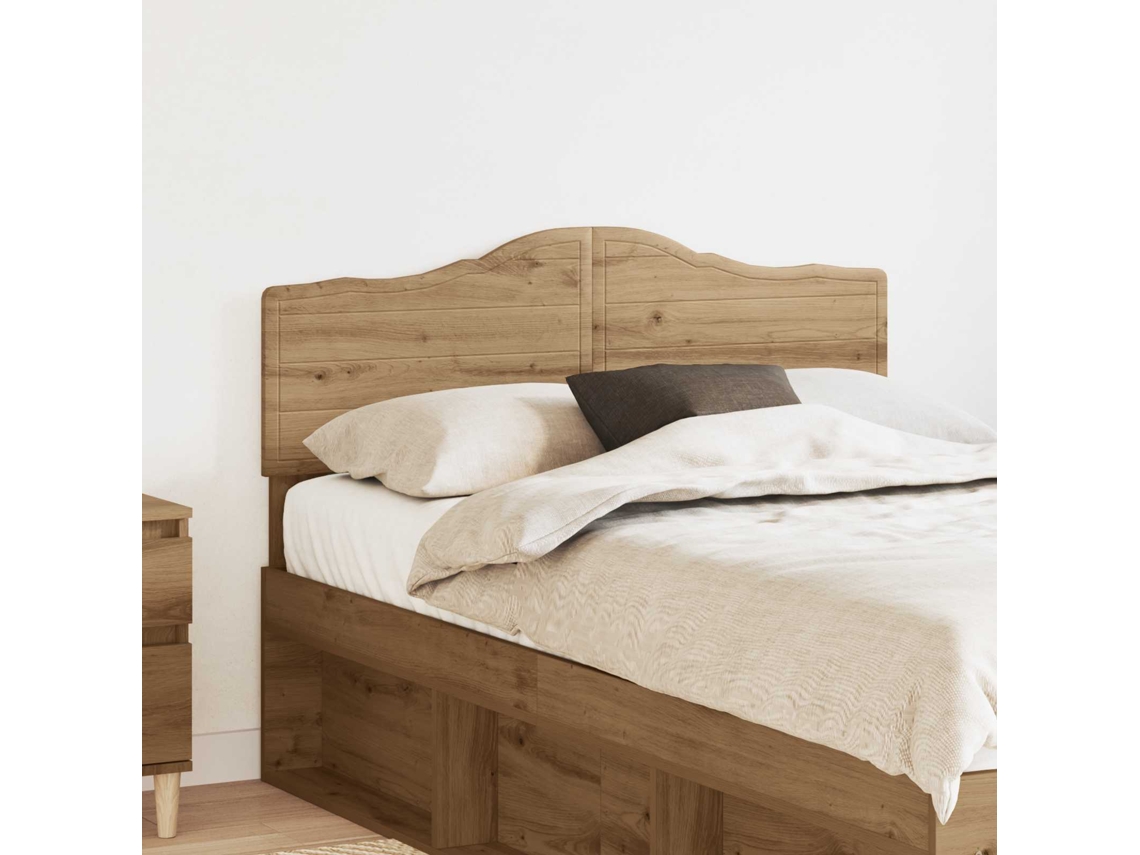 Vidaxl Cabeceira Carvalho Artesanal Derivados De Madeira