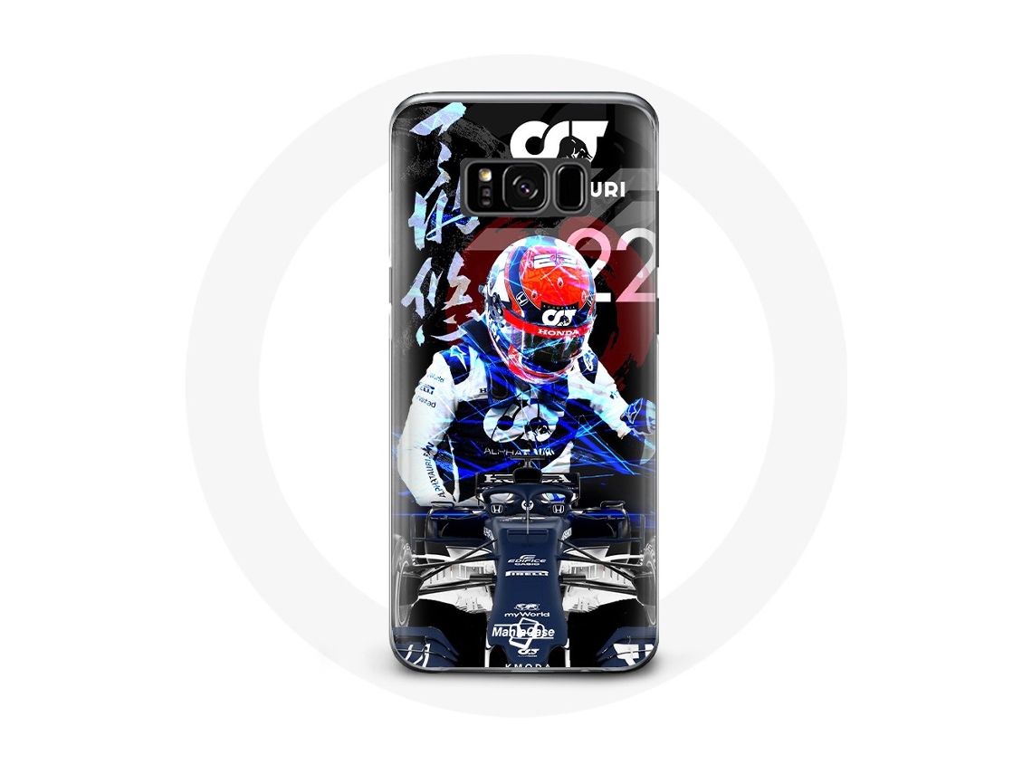 Capa para Samsung Galaxy S8 plus Fórmula 1 Yuki Tsunoda Piloto de corrida japonês de F1
