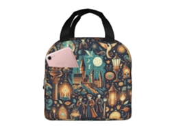 Lancheira Térmica Harry Potter, Bolsa Térmica Escolar de Bruxaria, Sacola Bento Mágica, A 128 Aquaforge