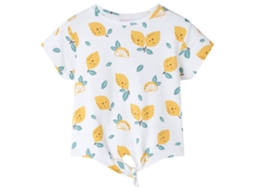 T-shirt Infantil Com Cintura De Atar Cor Cru 92