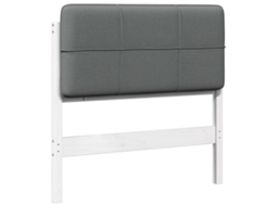 Cabeceira Assada Branco e Cinza Light 75 cm MAISON EXCLUSIVE