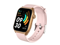 Relógio inteligente Bestvite com rastreador de condicionamento físico, monitor de frequência cardíaca, monitor de sono, pedômetro e calorias, vários modos esportivos, ouro rosa