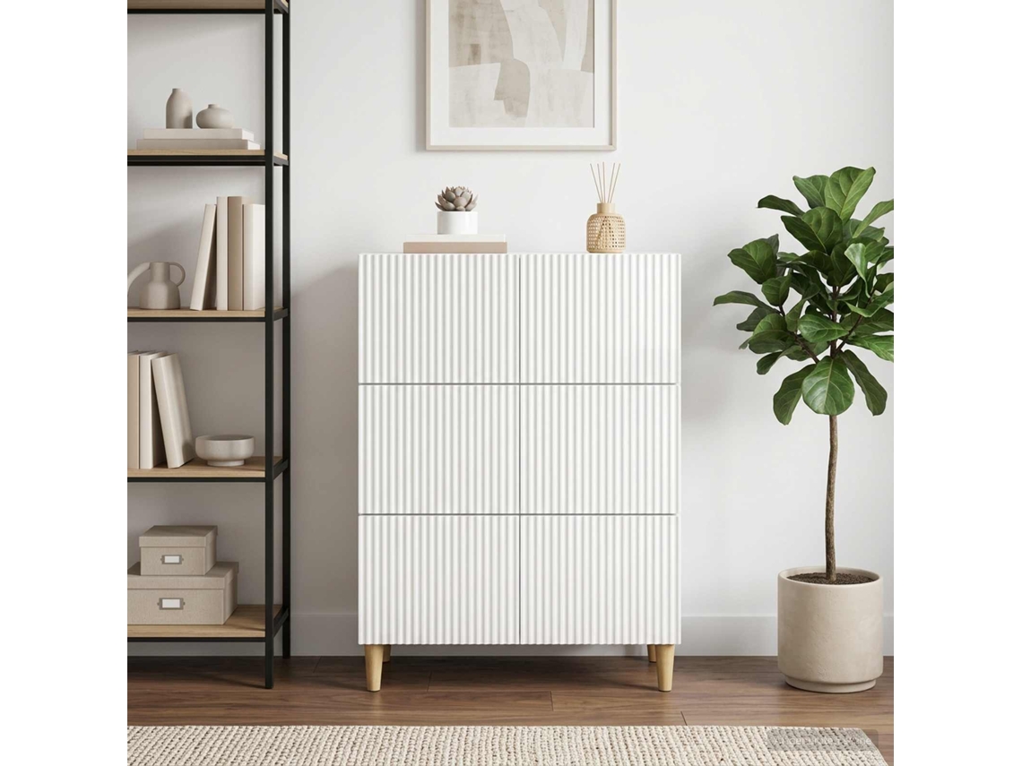 Vidaxl Gabinete De Gavetas 66 X 34,5 X 90 Cm Derivados De Madeira