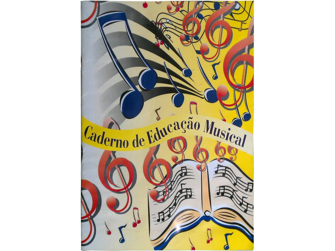 Caderno de Música PF Agrafado (A4 - 20 Folhas)
