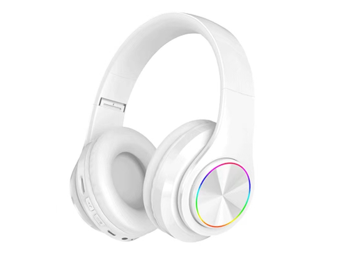 Auscultadores Sem Fios Leves Com Bluetooth Iluminado E Longa Duração Da Baliria.
