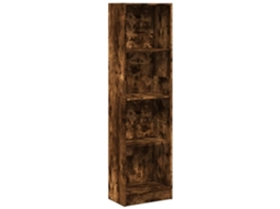 Bookcase, Bookcases Vidaxl Marrom Madeira Processada (n/a)