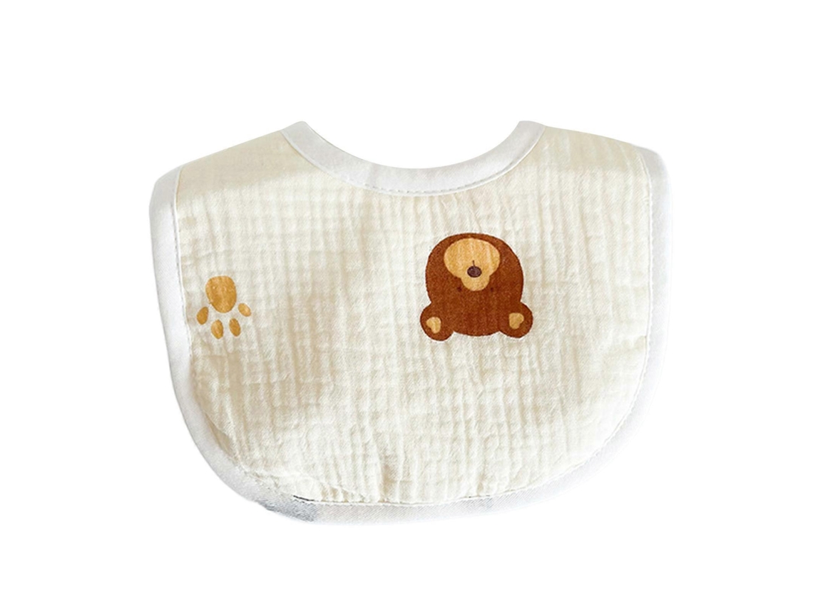 Baba para Bebês Confortável e Absorvente para Recém-Nascidos. Baba Respirável. Baba Leve. Adequada para Meninos e Meninas.