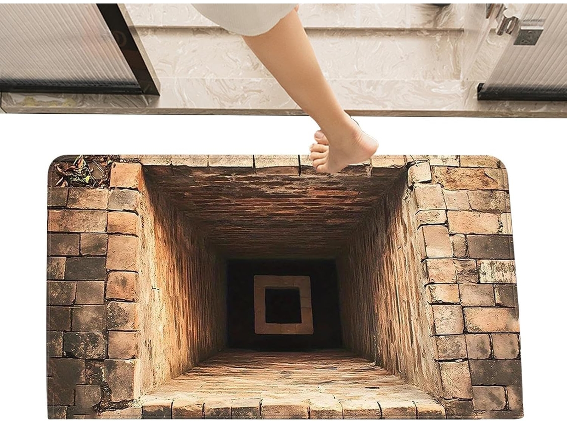 Tapete 3d, Realista E Divertido, Antiderrapante |