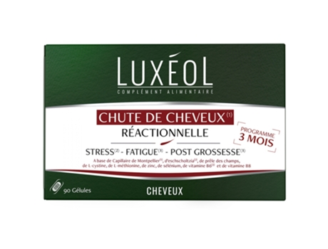 Queda de Cabelo Reativa 90 Cápsulas LUXÉOL