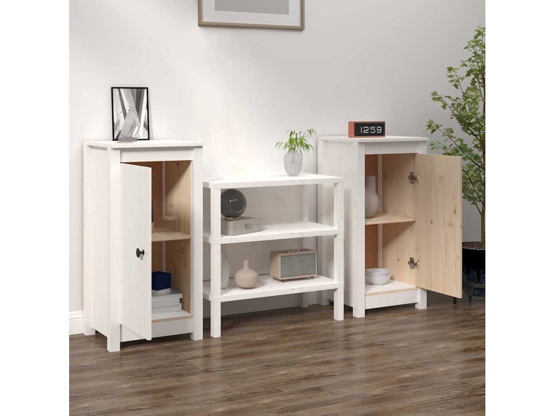 Sideboard, Sideboards Vidaxl Branco Madeira De Pinho (n/a)
