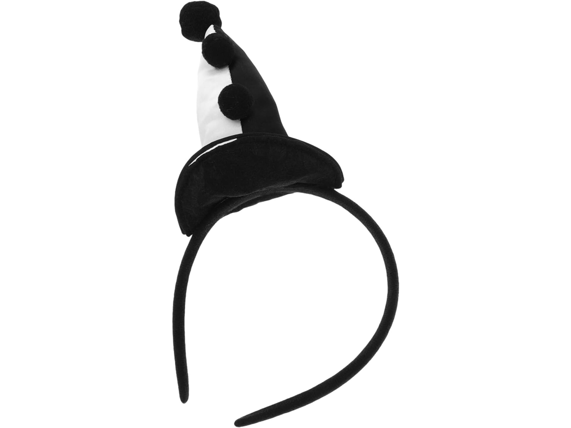 Bandeau De Clown Preto E Branco Serrage