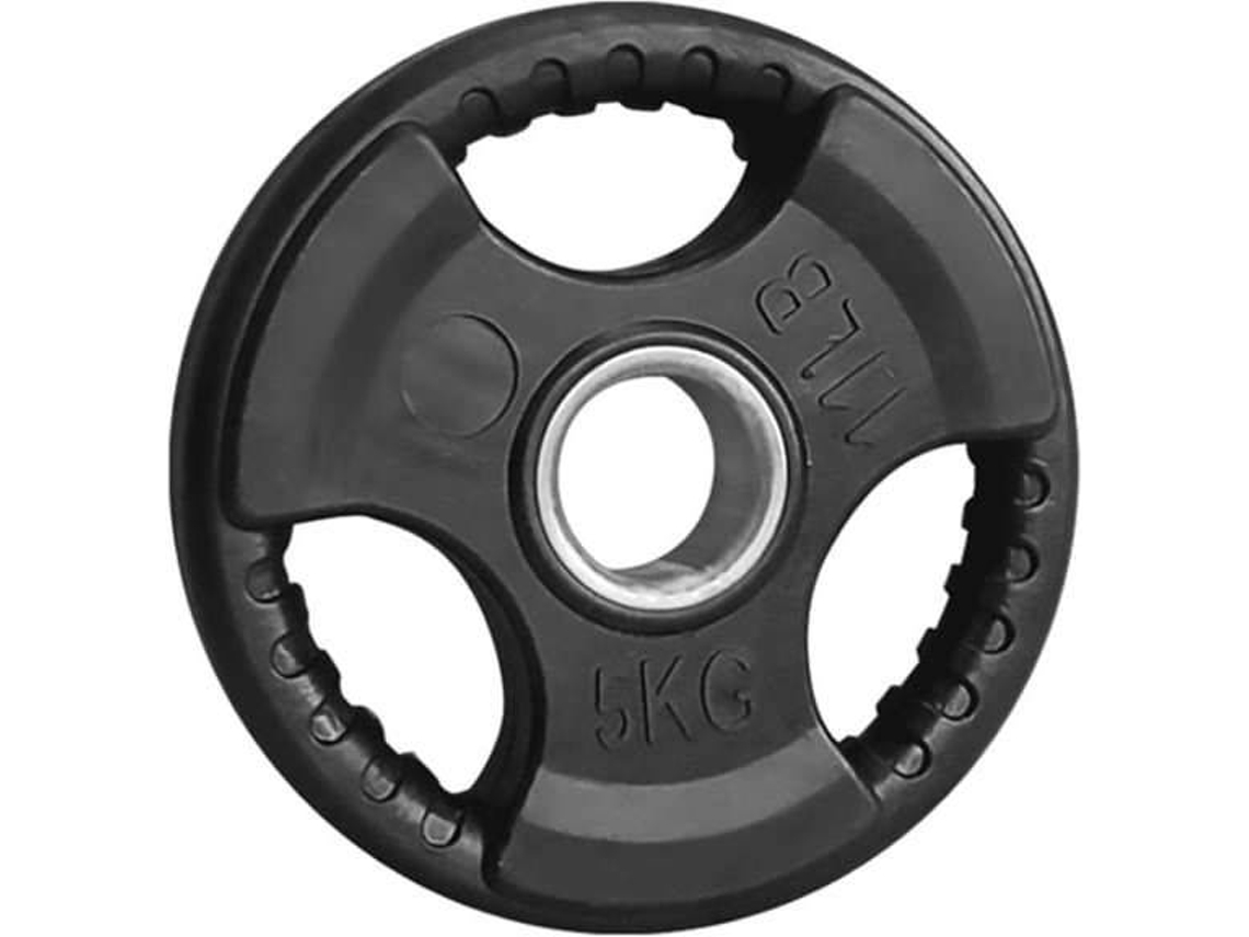 Discos de Musculação VIOK Olímpicos Borracha Com Punho (10 kg)