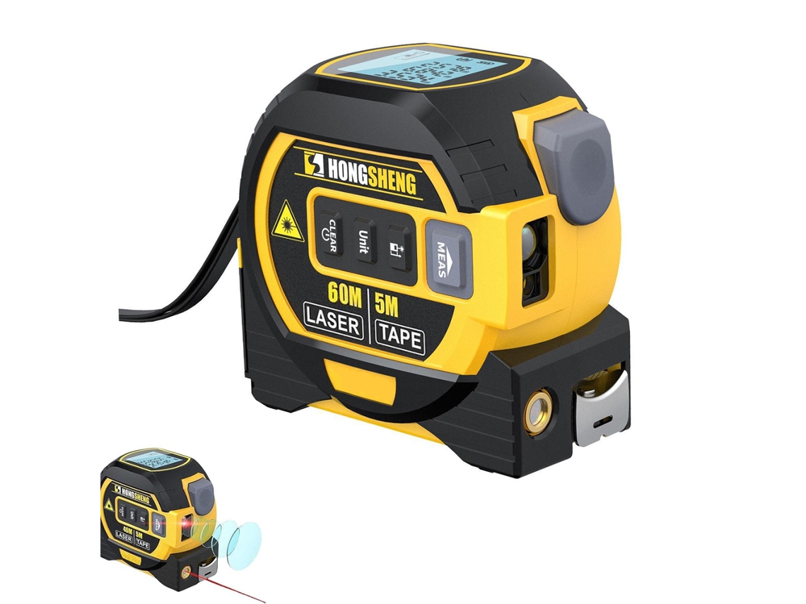 Régua Almighty, Fita Métrica 3 Em 1 Com Visor Led, Fita Métrica Digital, Ferramentas Almighty Aquaforge