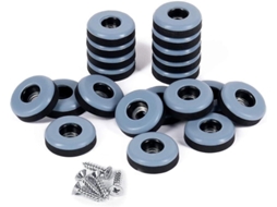 Pacote Com 20 Deslizadores De Móveis Ptfe Reforçados Para Sofá, Cama, Mesa E Cadeiras, Protetores De Piso Com Parafusos