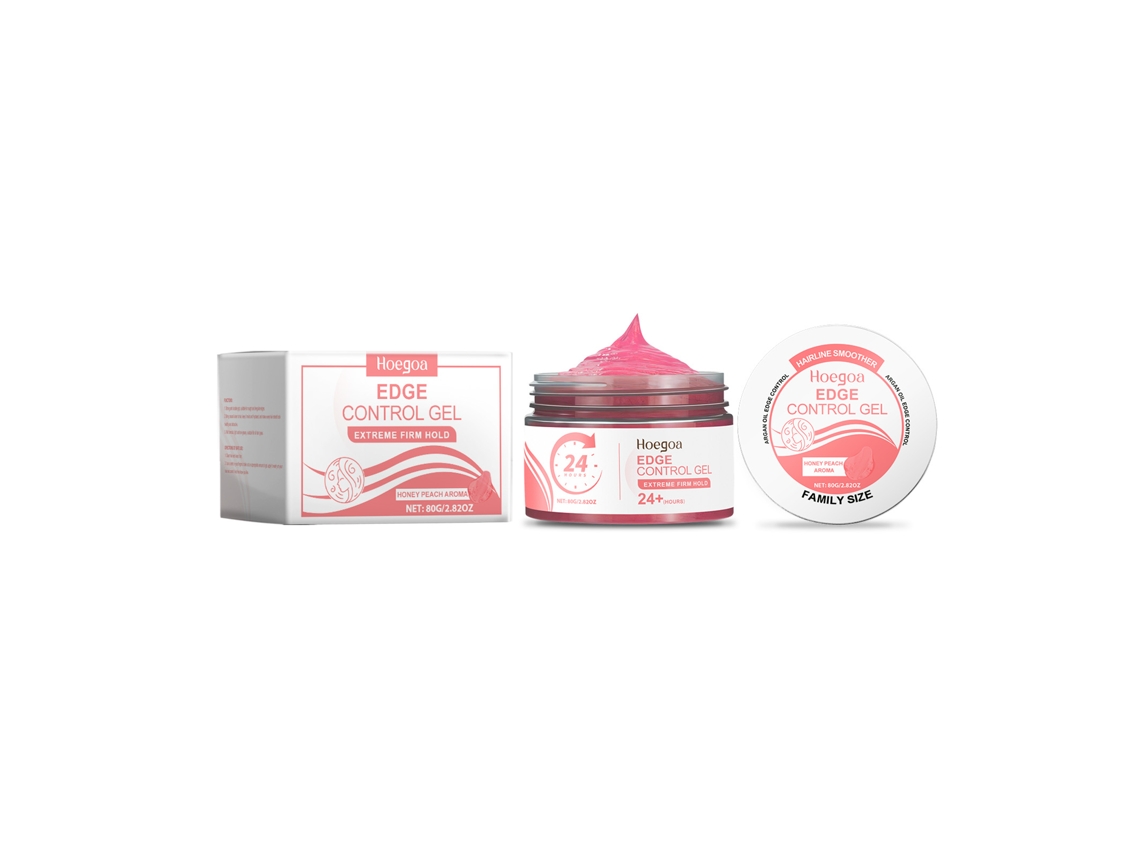 Gel Fixação Cabelo Rosa Pêssego