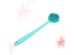 Escova De Banho Mikinona Para O Corpo, Escova De Chuveiro Com Cabo Longo Para As Costas, Azul